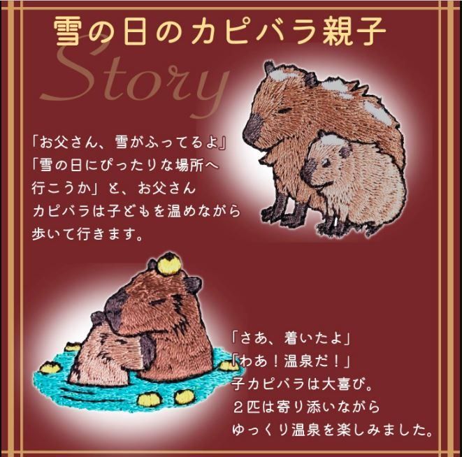 おはなし靴下 ギフトボックス カピバラ レディース