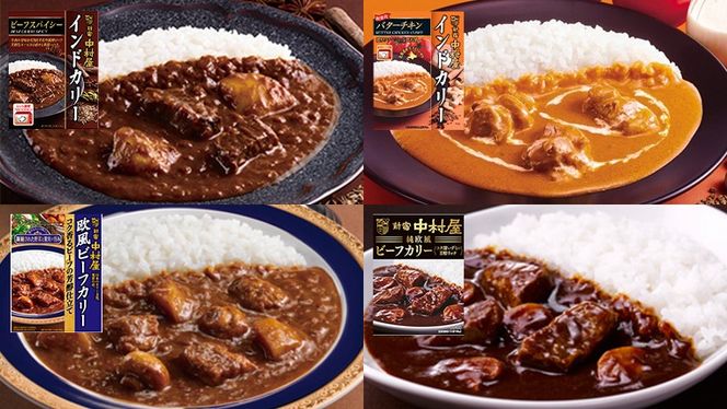 【 定期便 全3回 隔月 お届け 】新宿 中村屋 レトルト 食べ比べ セット ( Bセット 17種 ) 人気 詰合せ 洋食 時短 カレー インドカレー ビーフカレー 欧風カレー 数量限定 贈答品 保存用 ストック用 非常用 老舗 電子レンジ 調理可 [DM006us] レンチン レンジ 