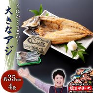 大きな大きなアジ一夜干し (大：35cm程) 魚貝類 魚 一夜干し あじ アジ 鯵 大きめ 肴 海鮮 干物 ひもの セット 日本酒  myz02 myz11 myz17
