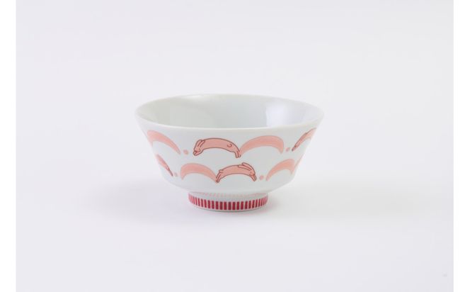 ハレクタニ　ごはん茶碗セット（ねこ・うさぎ・チョウ） 172111_CY7008