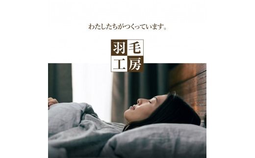 スリーシーズン快適羽毛ふとんホワイトダックダウン85％ローリエ柄(ダブル)ピンク