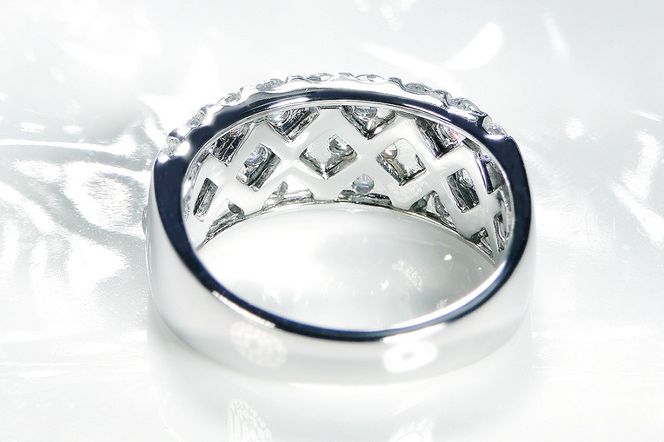 pt900ダイヤモンド パヴェ エタニティリング【2.0ct】 CSR0108 SWAV051
