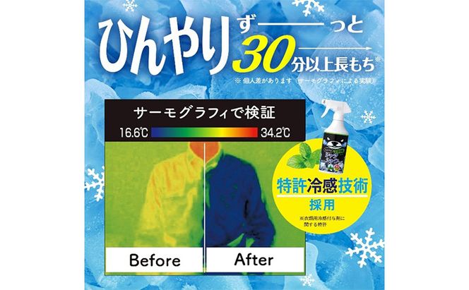 ひんやりシャツシャワー＆ひんやりシャツシャワーストロング 2本セット 夏 暑さ対策 冷感 爽快感 冷涼感 汗臭 加齢臭 消臭 除菌効果 スプレー ミント 節電 節電対策 東京都 墨田区