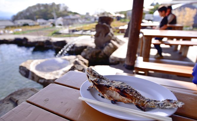 釣ったニジマスを炭火焼きで食べられる！つり体験 体験チケット 遊ぶ 楽しい 思い出 経験 新鮮 備長炭 自然 食育体験 最大級 つり堀 