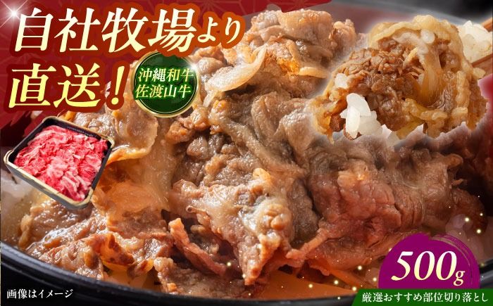 [厳選!おすすめ部位]沖縄和牛 佐渡山牛 切り落とし 500g 牛肉 焼肉 焼き肉 和牛 赤身 沖縄市 / 肉のサブロー[BCBC002]