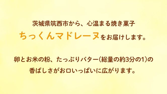 ちっくん マドレーヌ 1箱(5個入) お菓子 おかし 菓子 銘菓 焼き菓子 [AT007ci]