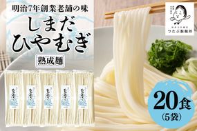 166.島田冷麦 5袋（20食分）冷や麦 ひやむぎ 乾麺