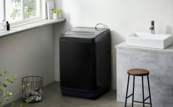 洗濯機 8キロ 8kg 縦型 アイリスオーヤマ 全自動洗濯機 ITW-80B01-B ブラック 縦型洗濯機 ガチ落ち大水流洗浄 節水 節電一人暮らし 家族向け 新生活