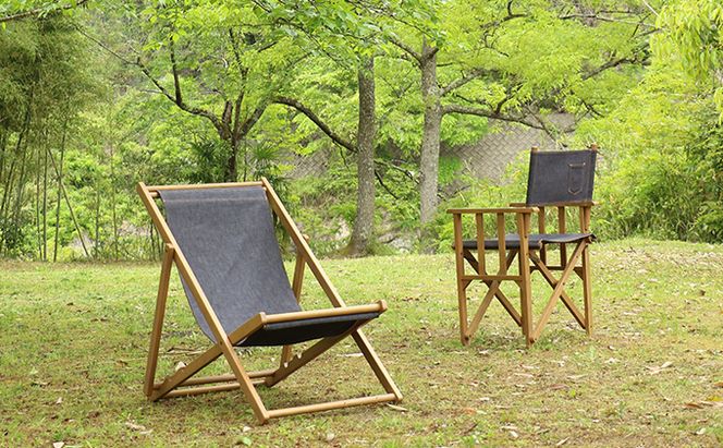 LUFT Deck Chair -デニム- アウトドア 新生活 木製 おしゃれ 市場家具