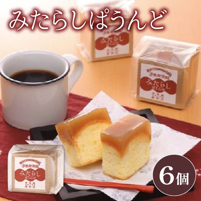 ケーキ 1箱 6個入り パウンド ケーキ みたらし味 和菓子 スイーツ おやつ 洋菓子 贈答 ギフト お土産 おみやげ 人気 お歳暮 個包装 冷蔵 静岡県 藤枝市