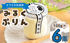 【冷蔵発送】みるくぷりん 6個セット(Ac-003) 