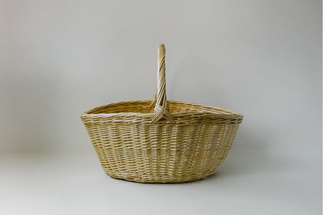 【伝統工芸品】KORI ANRI JAPAN「BASKET L ヤナギのバスケット」柳行李 / 豊岡杞柳細工 100年持つ収納 雑貨 ハンドメイド
