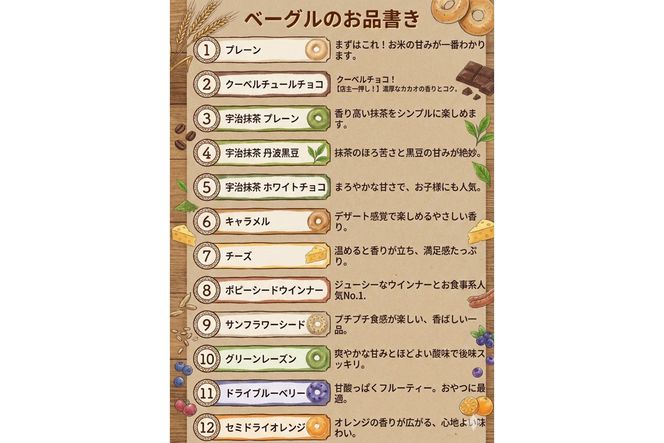 【3回定期便】京都のパン屋★ 京都 丹後もちもち米粉ベーグル 3ヶ月定期便 【訳あり】 	BT00036