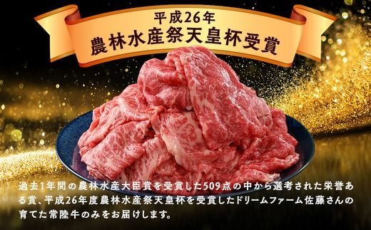 【天皇杯受賞】常陸牛 切り落とし500g
