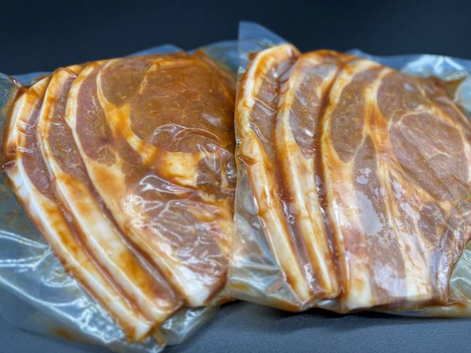 毛呂山町産桂木ゆず香る特製豚みそ漬（計600g　(2パック｜1パック3枚入り)）