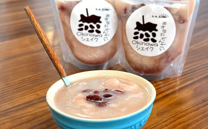 沖縄ぜんざいシェイク (5個入り) スイーツ デザート 冷凍 お取り寄せ ご当地 / LA.LA. STYLE Cafe[BCEV002]