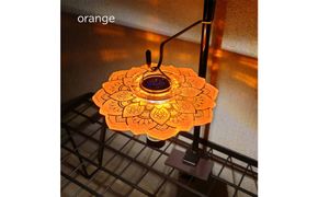 ゴールゼロ用シェード　REN　蓮　マット　1個　アウトドア・インテリアに　川崎市自社工場一貫生産品【orange】 141305_MH10VC06