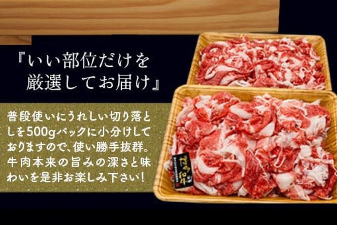 肉 博多和牛 切り落とし1kg 3回 定期便 [MEAT PLUS 福岡県 宇美町 um40azp010060] ふるさと納税 牛肉 牛 肉 和牛 黒毛和牛 切落し 赤身 和牛 肩肉 牛肩 バラ肉 バラ 1キロ 国産 冷凍