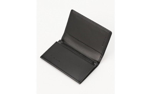 【8-24】さとり　松阪レザー(松阪牛革)　名刺入れ(ブラック)