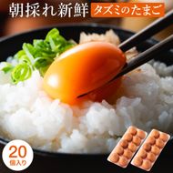 【累計600万個突破！】【TVで紹介されました】タズミの卵Ｍサイズ（20個）005AB02N.／こだわり卵 市川町産 兵庫県産 たまご 卵 たまごかけご飯 玉子 生卵 鶏卵 タマゴ 卵焼き TKG