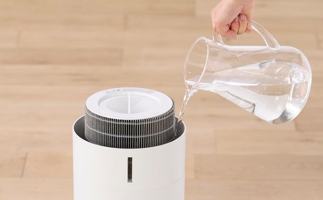 加湿空気清浄機 10畳 AAP-SH20B-W ホワイト アイリスオーヤマ ペット 10畳 コンパクト 省エネ 加湿器 気化式 加湿空気清浄機 スピード空気清浄 集じん 脱臭 3Dナノチャージ HEPAフィルター タバコ臭 ニオイ対策