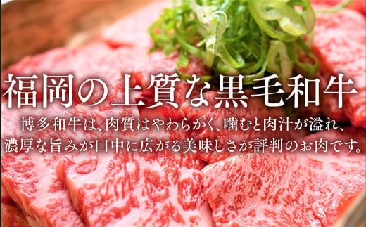 博多和牛焼肉用 500g／ 黒毛和牛 焼肉 牛肉 福岡県 特産　DX004