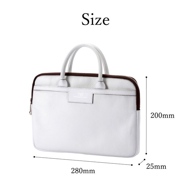 豊岡鞄 JETTER ミニブリーフケース CJTE-023 ホワイト