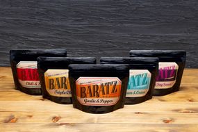 海苔とナッツの濃厚おつまみBARATZ（バラッツ） ガーリックペッパー・旨辛ごま油・3種のチーズ・バターしょうゆ・サワークリーム&オニオン 各8個セット  【お菓子 スナック 菓子 おかし 食品 】 041009_BP013