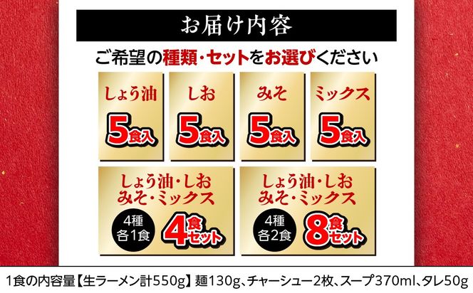 なかよしラーメン 選べる味 食数 MROBT001-v