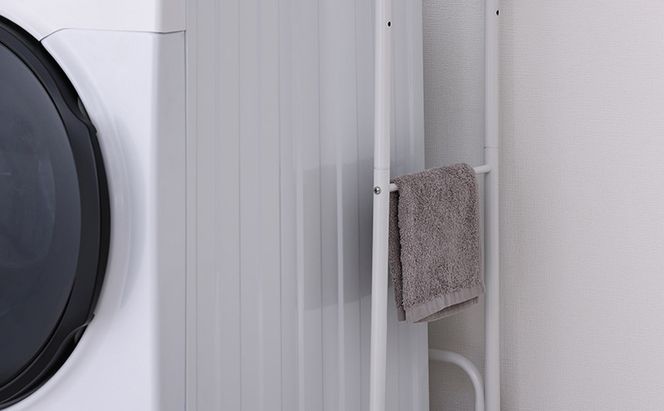 ランドリーラック スタイルランドリーラック SLR-695 ホワイト アイリスオーヤマ 洗濯機ラック 洗濯ラック 洗濯 洗濯機 ラック ランドリー ランドリールーム ランドリー収納 可動棚 収納 スリム 縦型 おしゃれ インテリア 