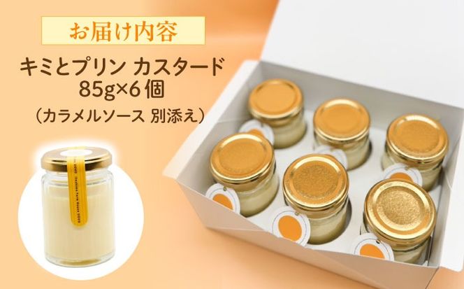 キミとプリン カスタード ◆ 6個 セット ◆ 《糸島市》【株式会社おおはまファーム】 [AKH013] プリン 天上卵 UOVO