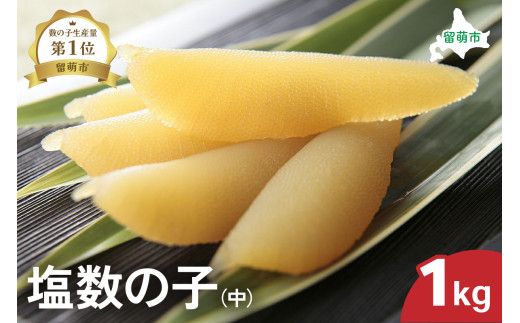 井原水産 塩数の子（中）1kg　ごはんのお供 おかず 珍味 海鮮 海産物 魚介 魚介類 おつまみ  かずのこ カズノコ おせち　高級　ギフト  R003-016