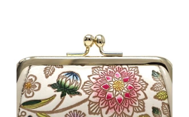 【文庫屋大関】印鑑ケース ダリア〈ベリーピンク〉【皮革工芸品】 革製品 工芸品 民芸品 牛革 小物入れ お祝い ギフト プレゼント 墨田区 東京都