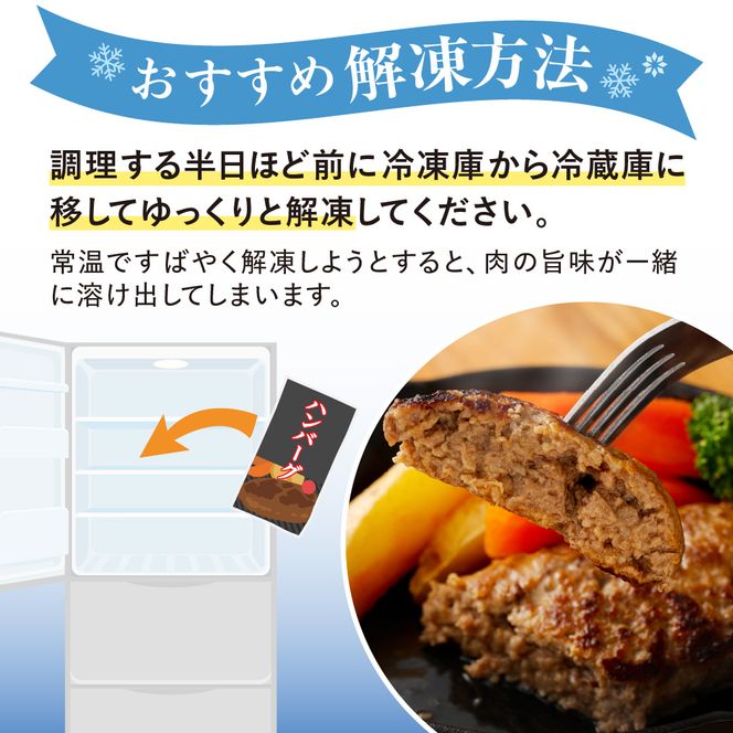 むなかた牛 ハンバーグ 6個セット【道の駅むなかた】_HA1795