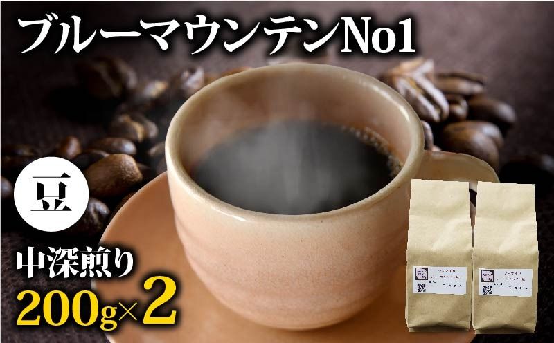 コーヒー豆 ブルーマウンテン 400g メール便でお届け コーヒー豆 高級 中深煎り ジャマイカ 鮮度 新鮮 自家焙煎 珈琲 藤枝市 静岡県