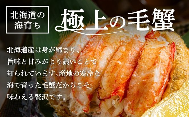 毛ガニ（姿身）Sサイズ 2尾 ogm-014