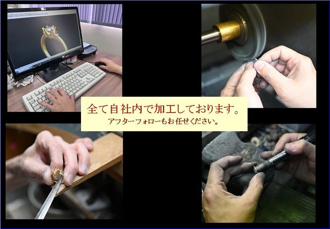 0.2ct 10金 イヤーカフ ピンクゴールド管理番号RTJ-019 246-001-PG