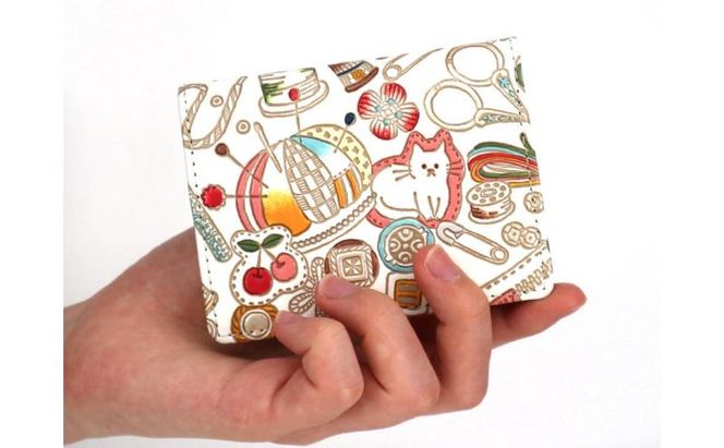 【文庫屋大関】箱まち小銭入れ ソーイング【皮革工芸品】 革製品 工芸品 民芸品 牛革 財布 小銭入れ 小物入れ お祝い ギフト プレゼント 墨田区 東京都