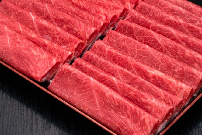 肉 博多和牛 赤身うす切り 500g 2p 計1kg 12回 定期便 総計 12kg [久田精肉店 福岡県 宇美町 um40bsi440047] 牛肉 牛 赤身 うす切り すき焼き しゃぶしゃぶ 冷凍