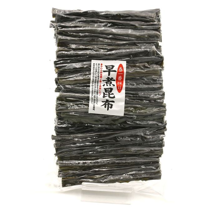 函館えさん昆布の会 北海道産 真昆布 早煮昆布 120g(15cmカット)チャック付袋入_HD122-025