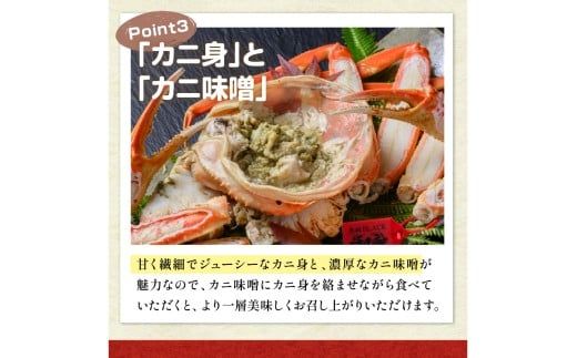 【蟹の匠 魚政】魚政BLACK プレミアムズワイガニ〈茹で・捌き済〉急速冷凍 特大サイズ 1杯　カニ酢付き(1月～3月発送）　UO01337