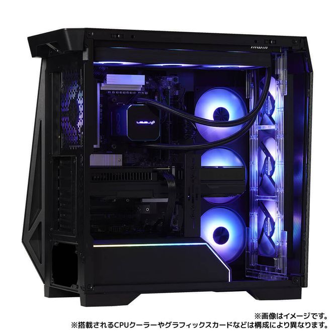 パソコン工房 4年間物損保証 ミドルタワーゲーミングPC Ryzen 7/5070 Ti/No.387 322032_EE135