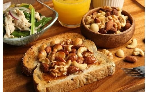 【2026年3月発送】 4種 無塩ミックスナッツ 2㎏（1kg×2袋） アーモンド カシューナッツ マカダミアナッツ くるみ 生ナッツ 直火焙煎 おつまみ おやつ 大満足 チャック付き 美容 健康 人気 高リピート ナッツ H059-151_Mar