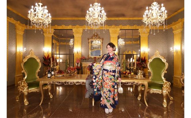十日町友禅ブランド振袖 着物 和装 女性