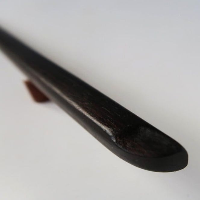 木製かんざし リーフ型 ロングタイプ ［195S29］ 選べる 素材 紫檀 黒檀 タガヤサン ローズウッド 木製 かんざし 緩みにくい 塗装不使用 固定型 飾り用 経年変化 耐久性 髪飾り 和風アクセサリー ヘアアクセ ヘアアクセサリー 愛知県 小牧市 送料無料