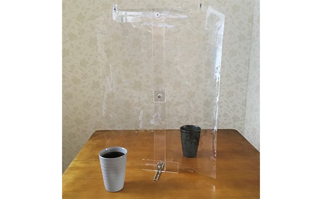 携帯パーテーション「仕切りっこ」 雑貨 日用品 アクリル 