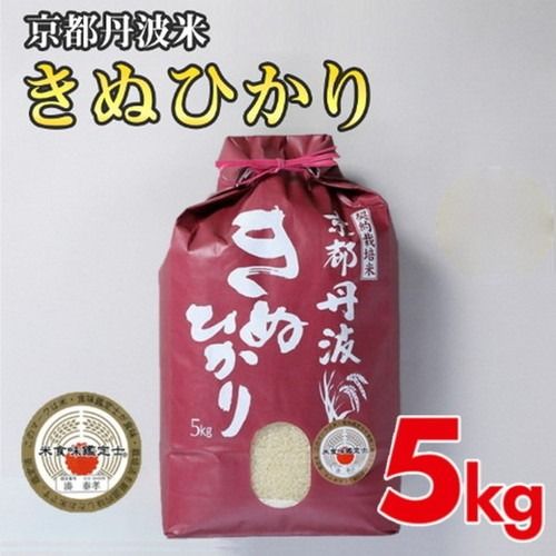 【12月末まで】令和7年産 新米 京都丹波米 きぬひかり5kg 白米 米◇◆◇ 食味鑑定士厳選 京都丹波産 ふるさと納税米 ※精米したてをお届け ※北海道・沖縄・離島への配送不可