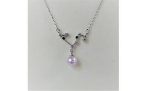 50-42伊勢志摩あこや本真珠ネックレス・星座(しし座)