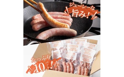 あじ豚生ウインナーセット 【 肉 豚 豚肉 あじ豚 ウインナー 生ウインナー 宮崎県産 川南町産 】[D00229]