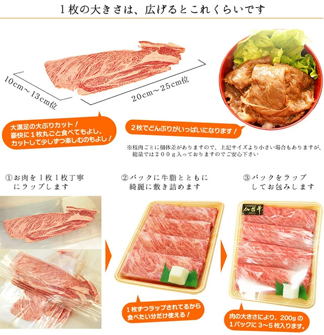 仙台牛 最高級 A5ランク プレミアム クラシタ 肩ロース 200g